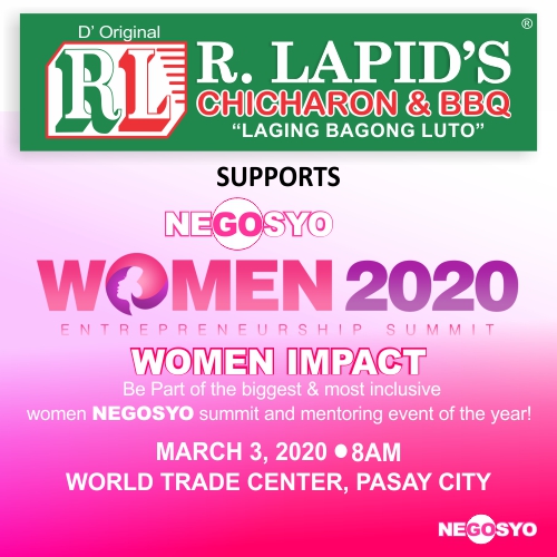 R.Lapid´s supports Go Negosyo Women 2020 Entrepreneurship Summit